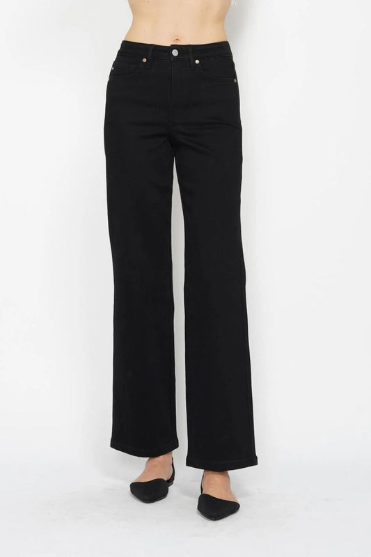 Tummy Control Black Bootcut Judy Blue Jeans