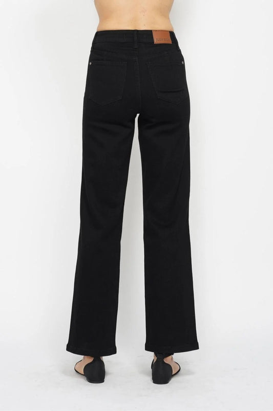Tummy Control Black Bootcut Judy Blue Jeans