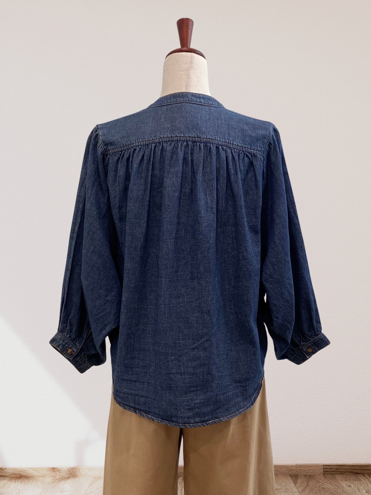 Denim Botton Down Top