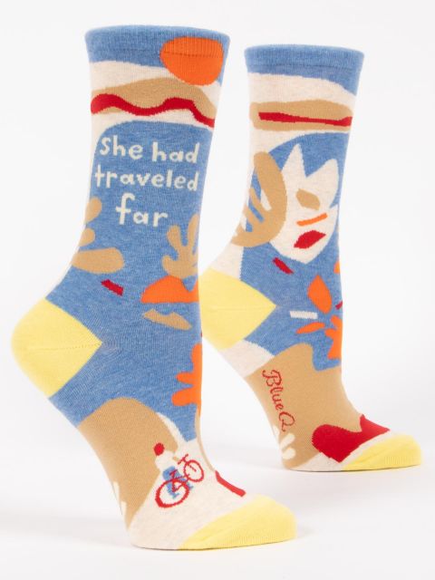 She Had Traveled Far Socks