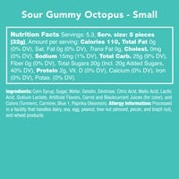 Sour Gummy Octopus Candy