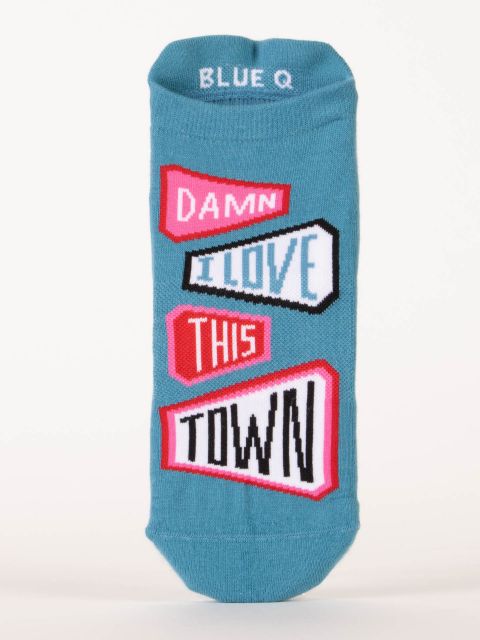 Love This Town Sneaker Socks
