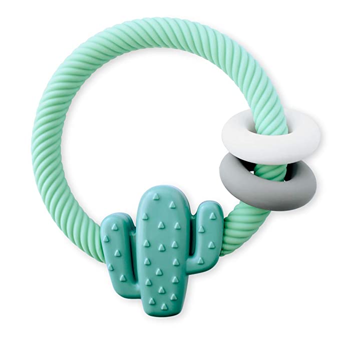 Cactus Silicone Teether Rattles