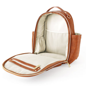 Cognac Itzy Mini Diaper Bag/Backpack