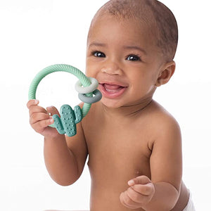 Cactus Silicone Teether Rattles