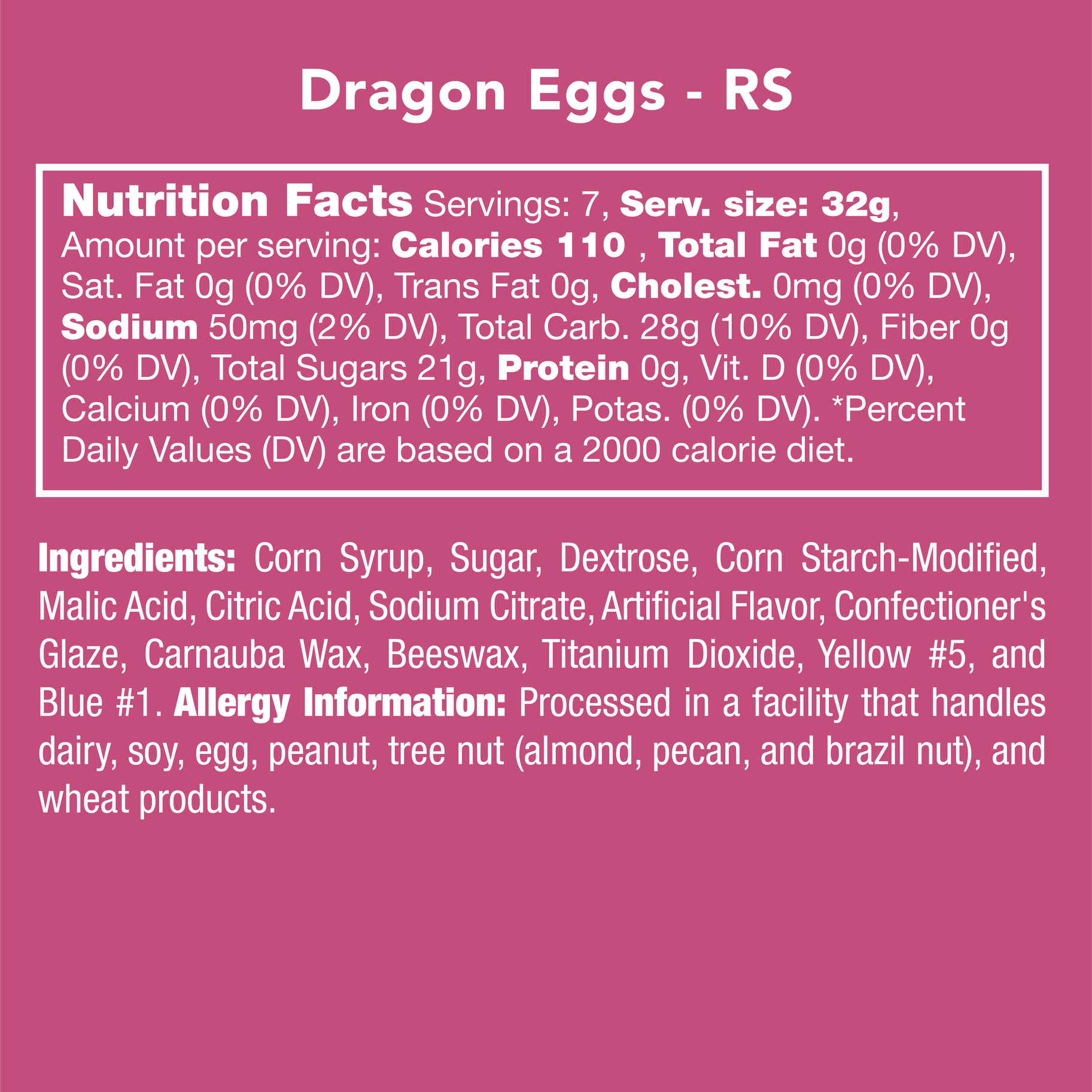Dragon Eggs Candy