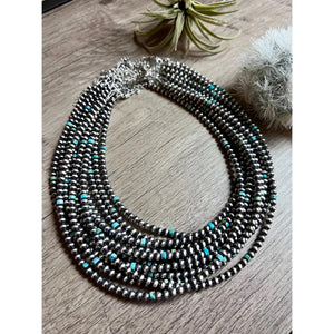 Navajo Pearl & Turquoise Choker