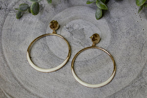 Statement Color Hoop Earrings