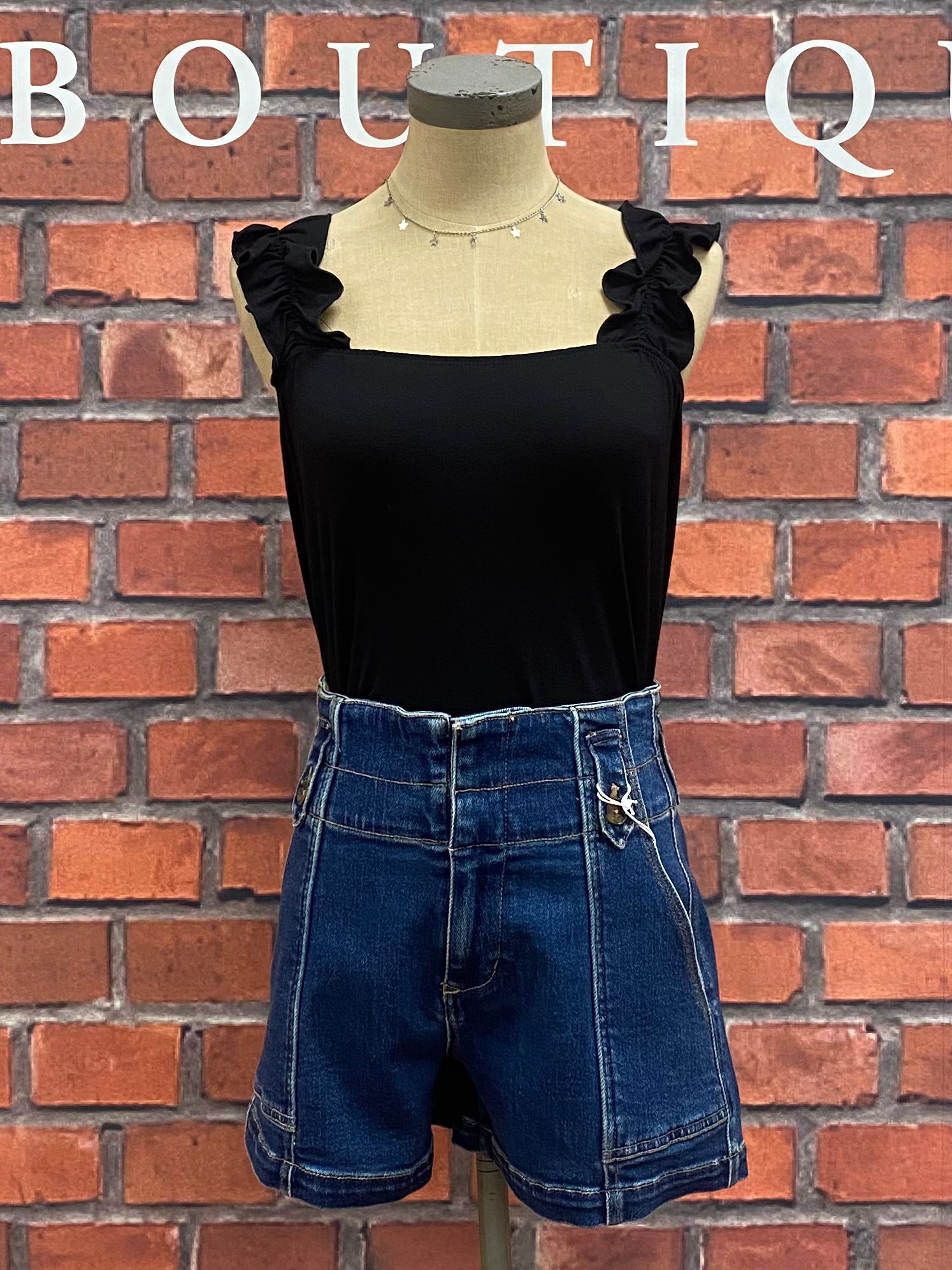 Bodysuit with Ruffle Detail