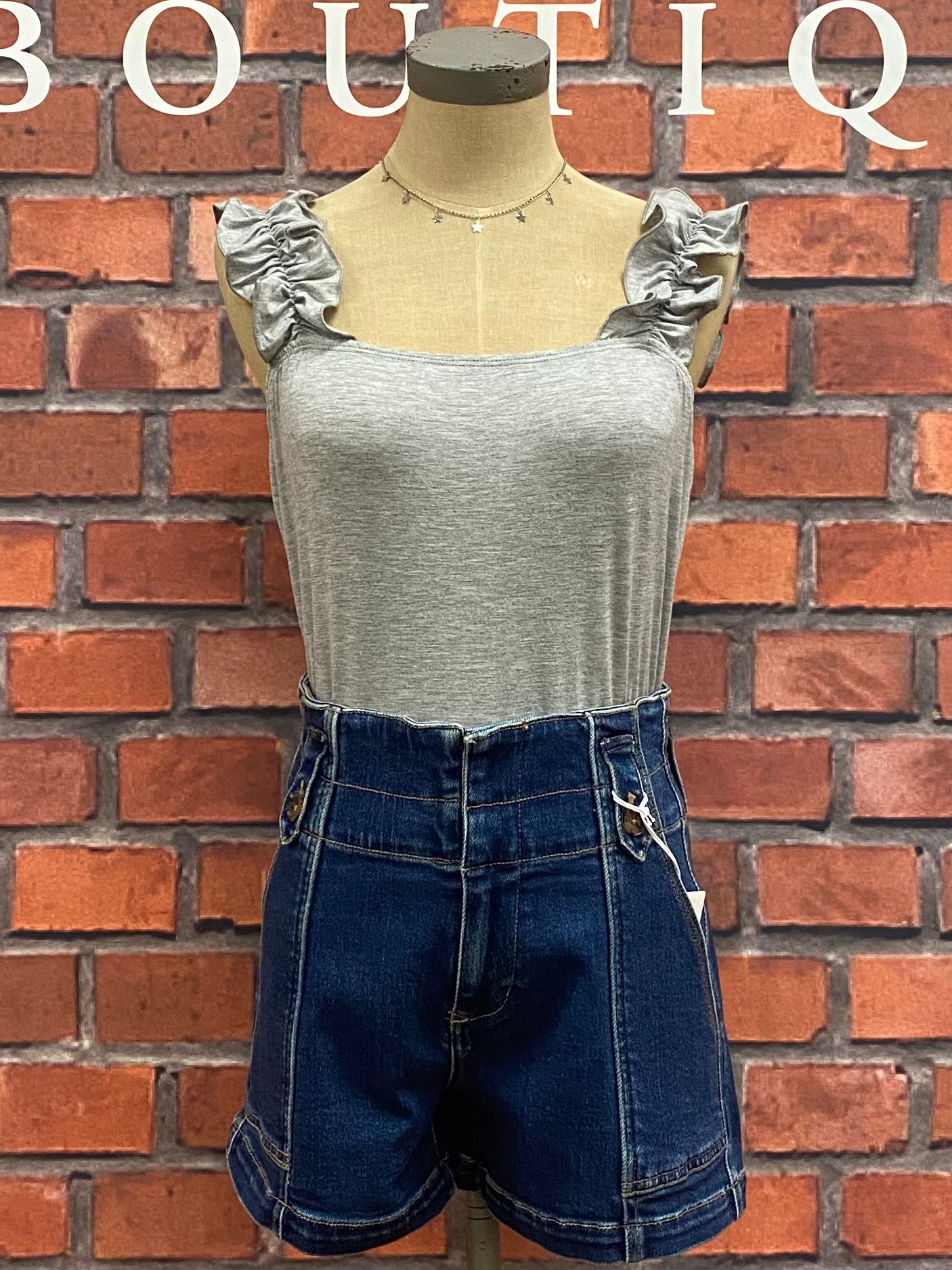 Bodysuit with Ruffle Detail