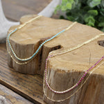 2 Layer Crystal Necklace