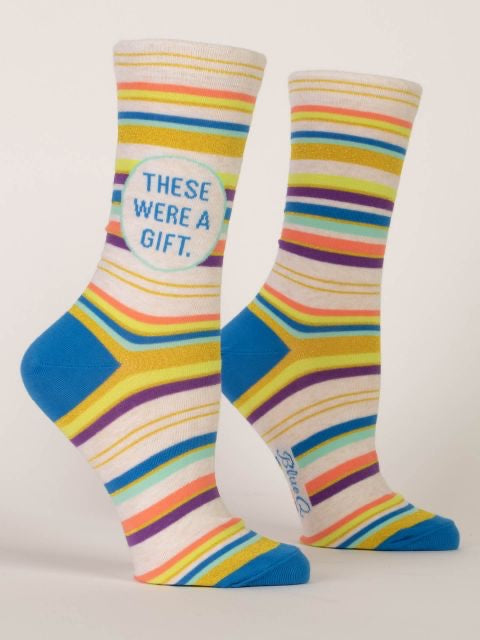 "These Were A Gift" Crew Socks
