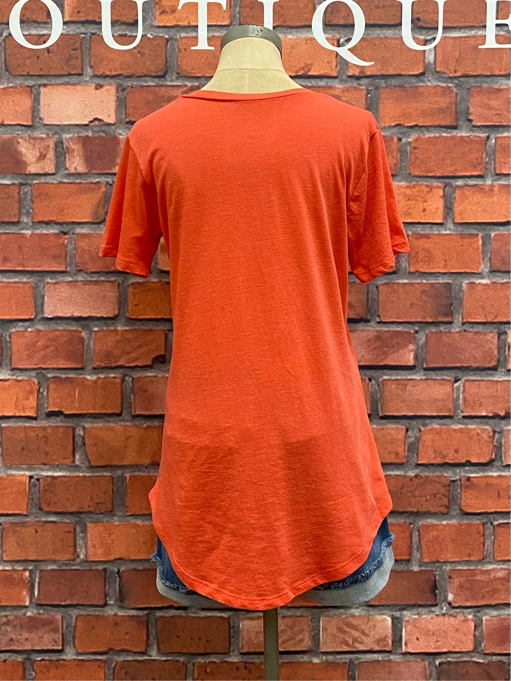 Z Supply Pocket Tee - Coral Red