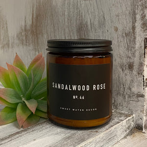 Sandalwood Rose Soy Candle