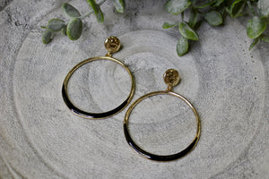Statement Color Hoop Earrings