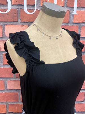 Bodysuit with Ruffle Detail