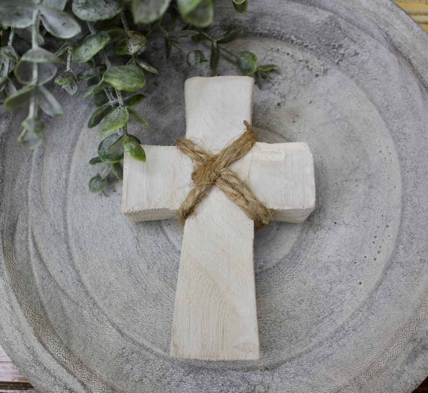 Small Wood Standing Cross