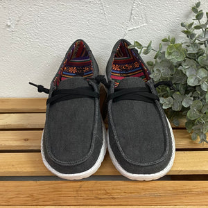 Gypsy Jazz "Holly 5" Washed Black Sneakers
