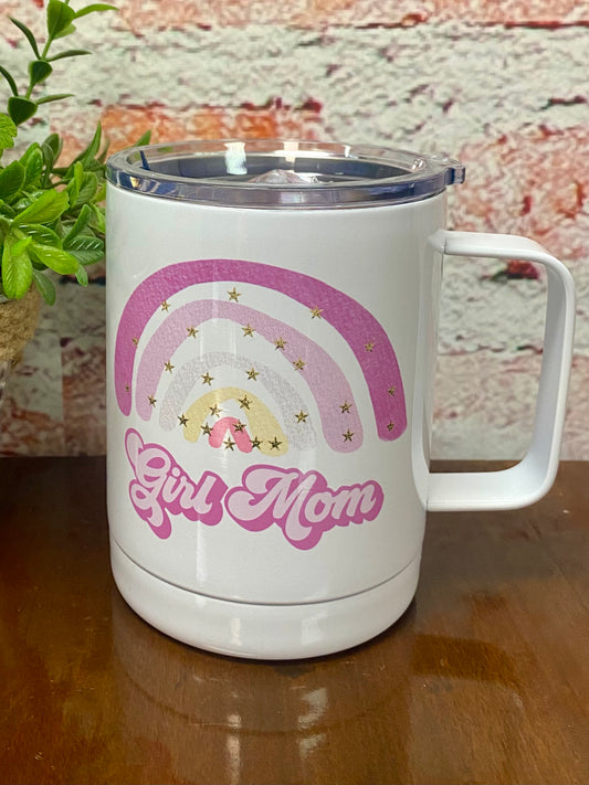 "Girl Mom" Travel Mug
