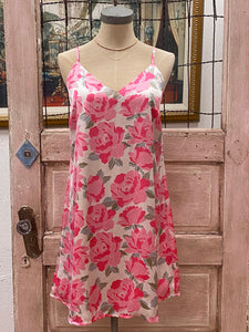Floral Satin Cami Dress