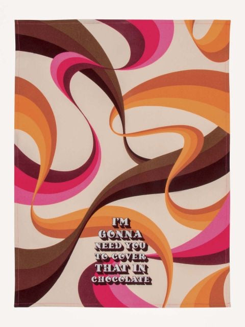 Cover in Chocolate Dish Towel