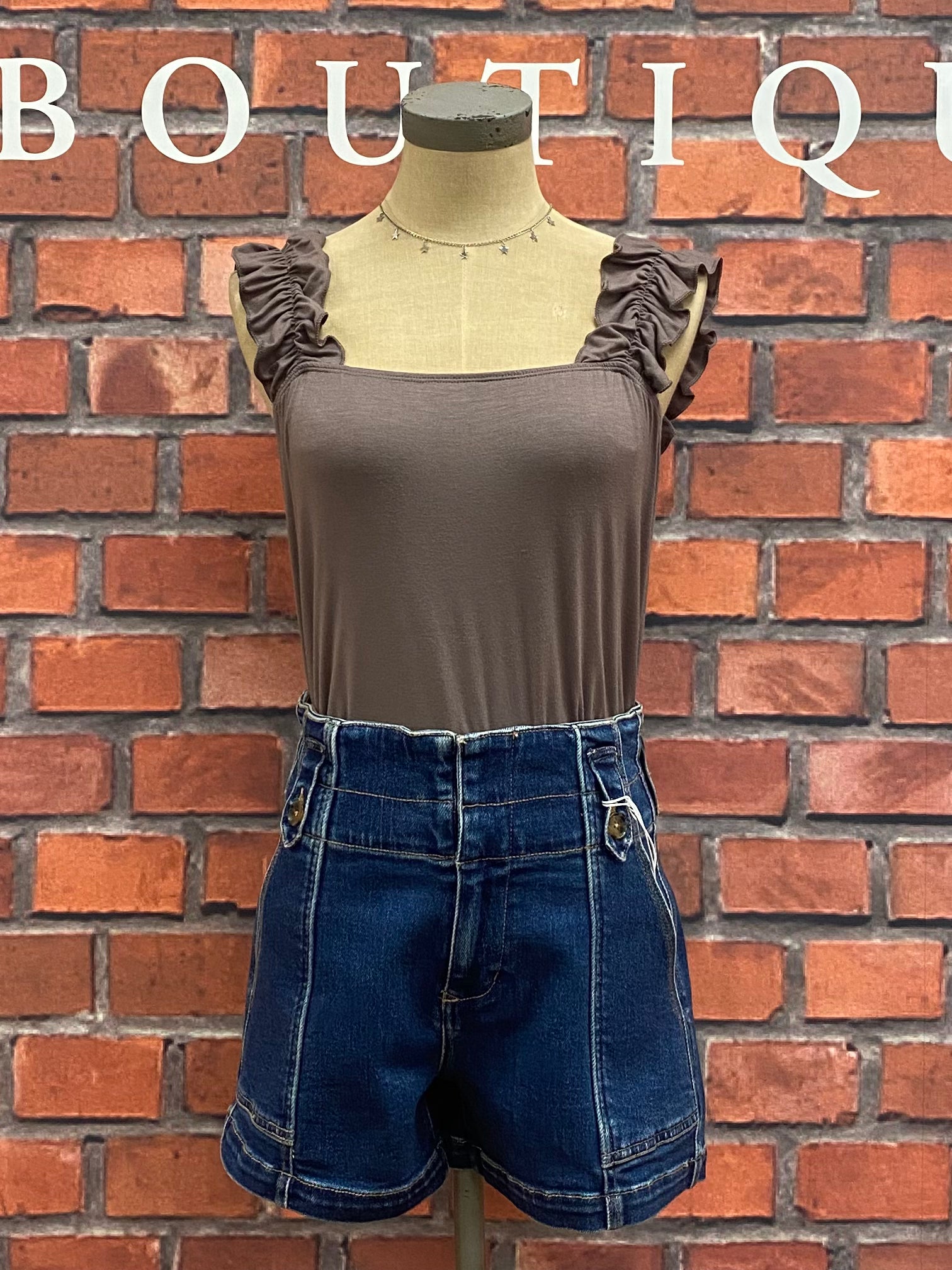 Bodysuit with Ruffle Detail