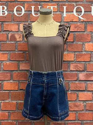 Bodysuit with Ruffle Detail