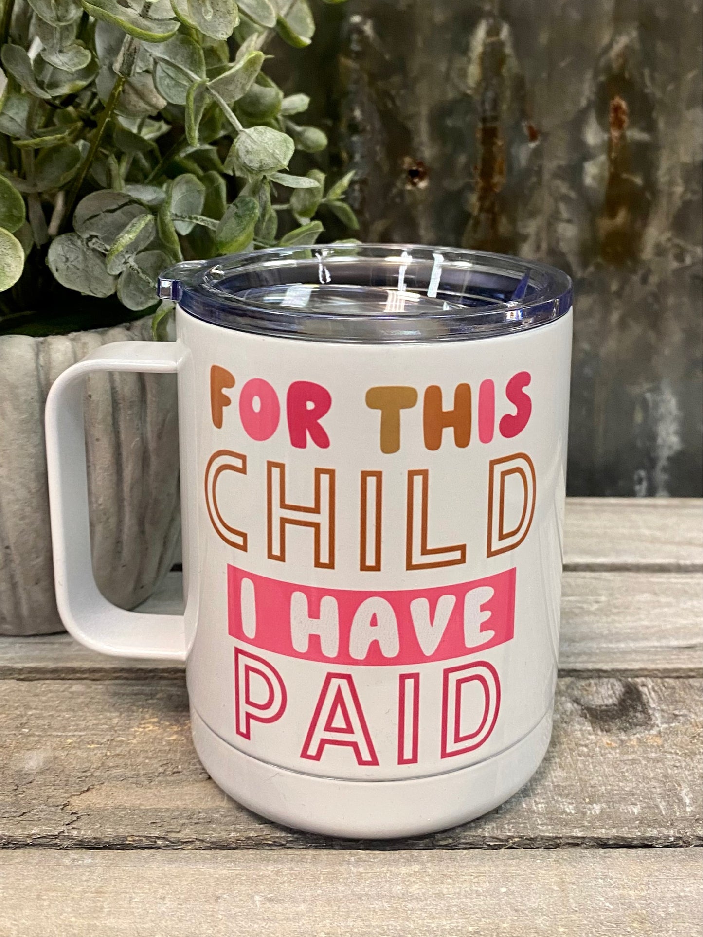 "For this child....." Travel Mug